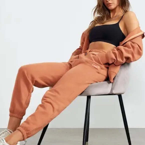 Stori Pants - Stori Orange Women’s Joggers and Zip Up Sweatshirt Track Suit